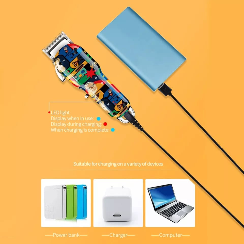 Maquina De Peluquería Kemei Km-Max